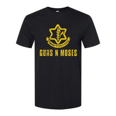 Guns N Moses Israel Defense Forces IDF Tzahal Krav Maga Softstyle CVC T-Shirt