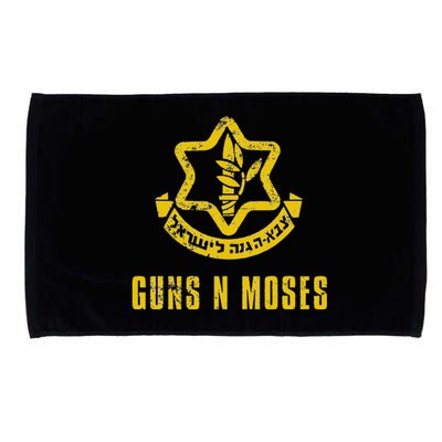 Guns N Moses Israel Defense Forces Idf Tzahal Krav Maga Microfiber Hand Towel