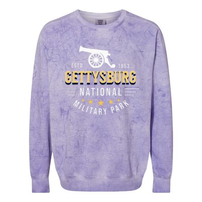 Gettysburg National Military Park Colorblast Crewneck Sweatshirt