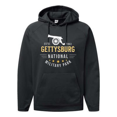 Gettysburg National Military Park Performance Fleece Hoodie