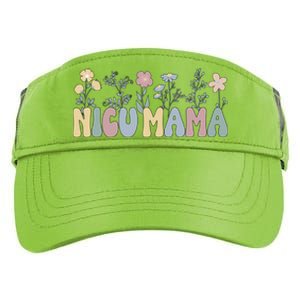 Groovy Nicu Mama Flowers Mother Of A Nicu Warrior Great Gift Adult Drive Performance Visor