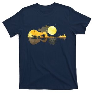 Guitar Nature Moon Retro Style Guitarist Acoustic Guitar T-Shirt