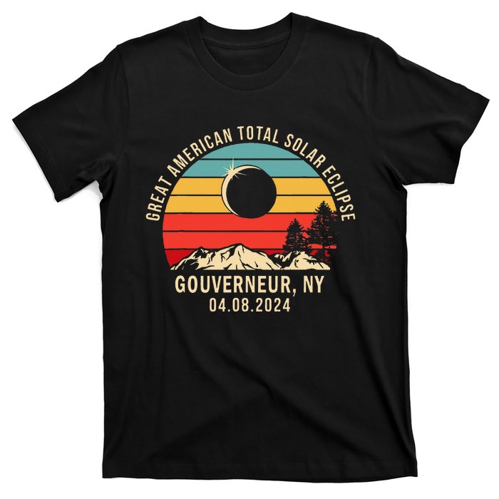 Gouverneur Ny New York Total Solar Eclipse 2024 T-Shirt