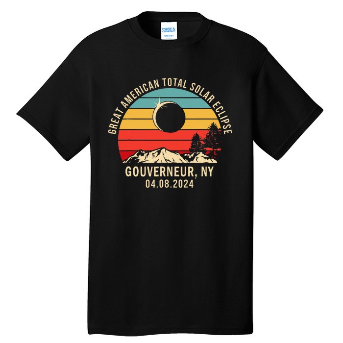 Gouverneur Ny New York Total Solar Eclipse 2024 Tall T-Shirt