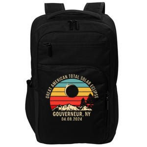 Gouverneur Ny New York Total Solar Eclipse 2024 Impact Tech Backpack