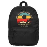 Gouverneur Ny New York Total Solar Eclipse 2024 16 in Basic Backpack