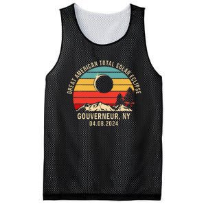 Gouverneur Ny New York Total Solar Eclipse 2024 Mesh Reversible Basketball Jersey Tank