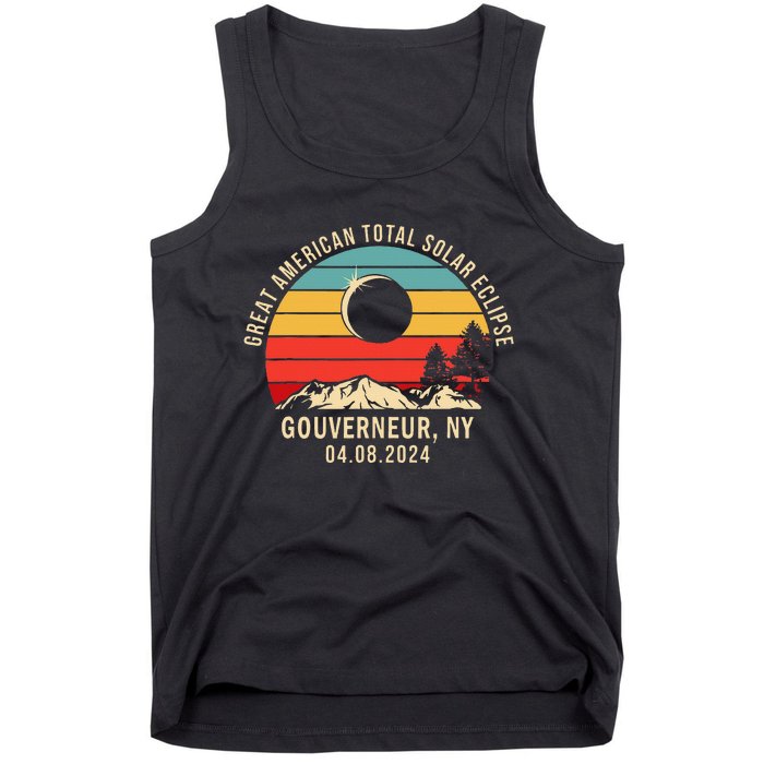 Gouverneur Ny New York Total Solar Eclipse 2024 Tank Top