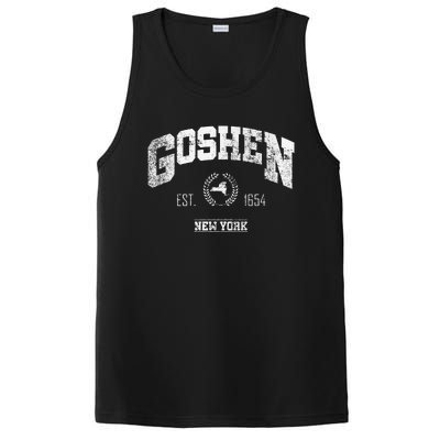 Goshen Ny New York Vintage Throwback PosiCharge Competitor Tank