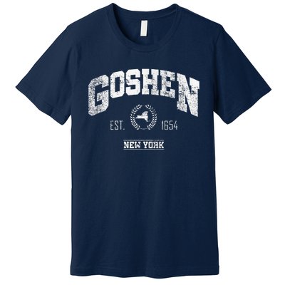 Goshen Ny New York Vintage Throwback Premium T-Shirt