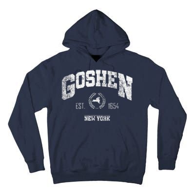 Goshen Ny New York Vintage Throwback Tall Hoodie