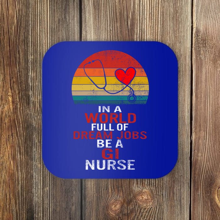 Gi Nurse Nurses Week Gastroenterology Endoscopy Nurse Gift Coaster