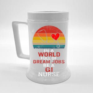 Gi Nurse Nurses Week Gastroenterology Endoscopy Nurse Gift Beer Stein