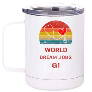 Gi Nurse Nurses Week Gastroenterology Endoscopy Nurse Gift 12 oz Stainless Steel Tumbler Cup