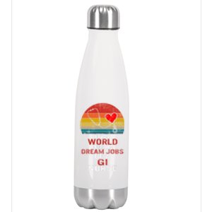 Gi Nurse Nurses Week Gastroenterology Endoscopy Nurse Gift Stainless Steel Insulated Water Bottle