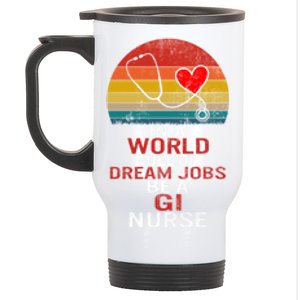 Gi Nurse Nurses Week Gastroenterology Endoscopy Nurse Gift Stainless Steel Travel Mug