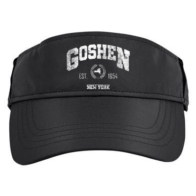 Goshen Ny New York Vintage Throwback Adult Drive Performance Visor