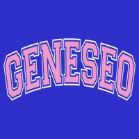 Geneseo Ny New York Varsity Style Pink Text Meaningful Gift Tall T-Shirt