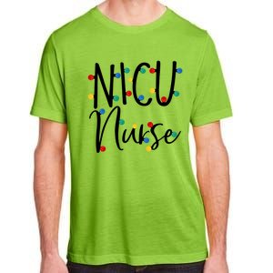 G5r7 Nicu Nurse Christmas Pajama Merry Xmas Nicu Nursing Funny Gift Adult ChromaSoft Performance T-Shirt