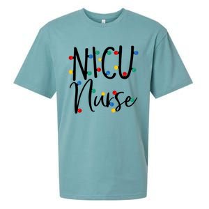 G5r7 Nicu Nurse Christmas Pajama Merry Xmas Nicu Nursing Funny Gift Sueded Cloud Jersey T-Shirt