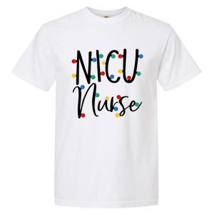 G5r7 Nicu Nurse Christmas Pajama Merry Xmas Nicu Nursing Funny Gift Garment-Dyed Heavyweight T-Shirt