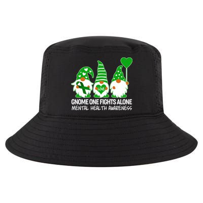 Gnome One Fights Alone Mental Health Awareness Cool Comfort Performance Bucket Hat