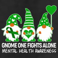Gnome One Fights Alone Mental Health Awareness Adult Drive Performance Visor