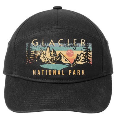Glacier National Park 7-Panel Snapback Hat
