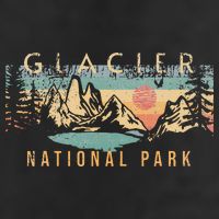 Glacier National Park 11oz C Handle Ceramic Mug