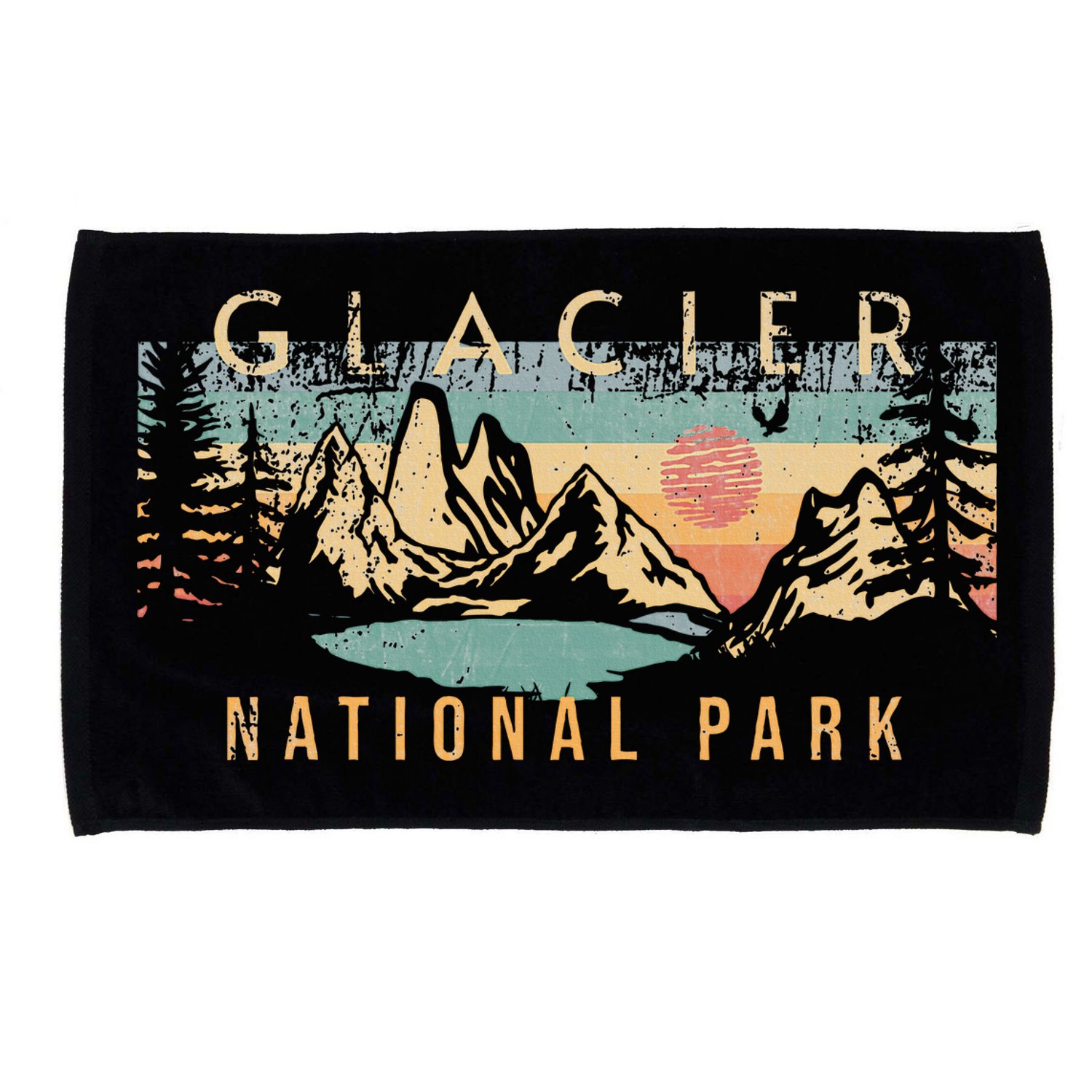 Glacier National Park Microfiber Hand Towel