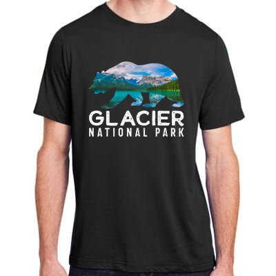 Glacier National Park Montana National Park Adult ChromaSoft Performance T-Shirt