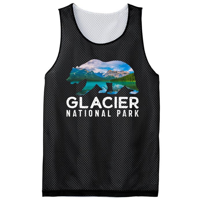 Glacier National Park Montana National Park Mesh Reversible Basketball Jersey Tank