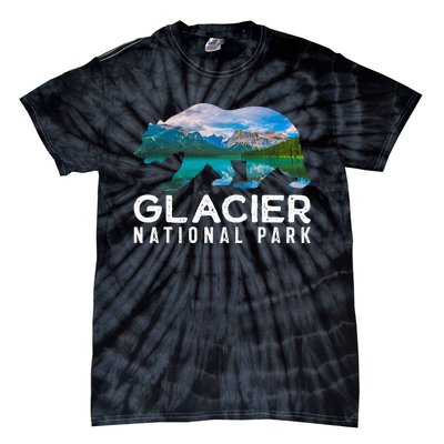 Glacier National Park Montana National Park Tie-Dye T-Shirt