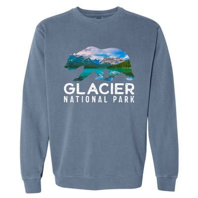 Glacier National Park Montana National Park Garment-Dyed Sweatshirt