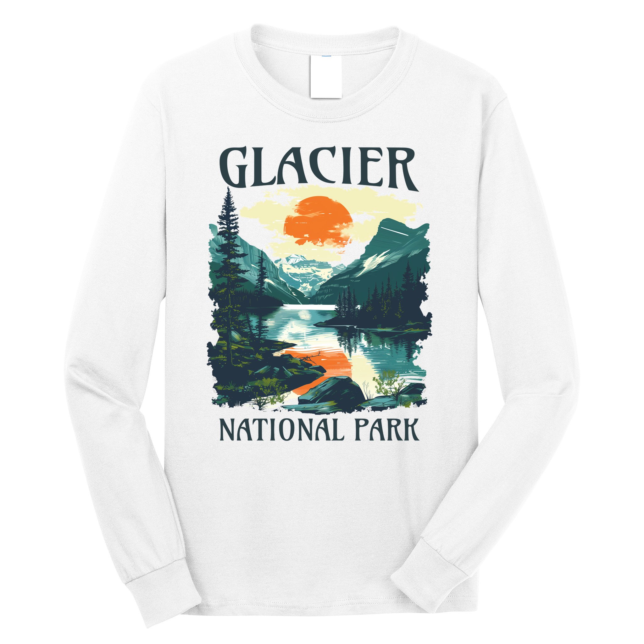 Glacier National Park Long Sleeve Shirt