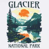 Glacier National Park Button