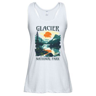 Glacier National Park Ladies Essential Flowy Tank