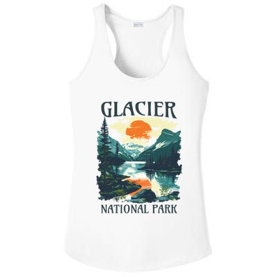 Glacier National Park Ladies PosiCharge Competitor Racerback Tank