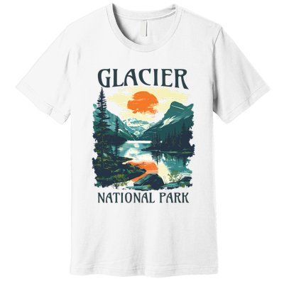 Glacier National Park Premium T-Shirt