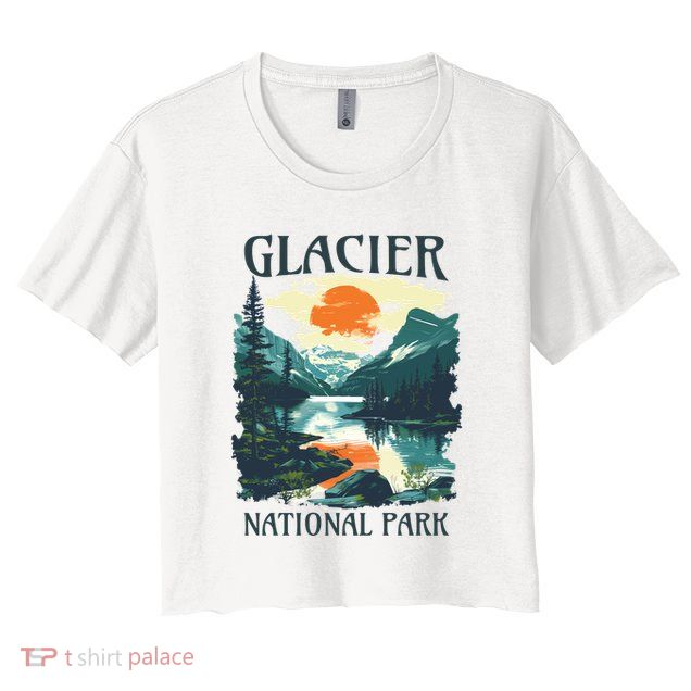 Glacier National Park Crop Top