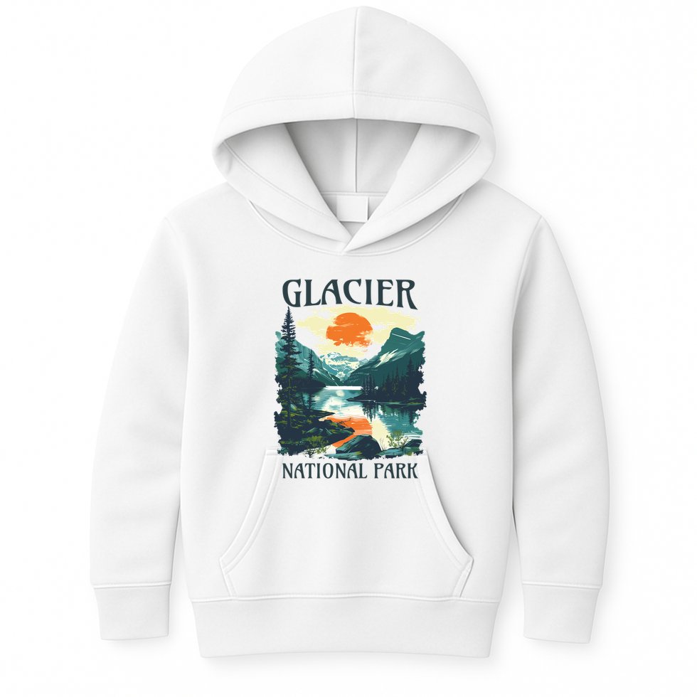 Glacier National Park Kids Hoodie