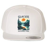 Glacier National Park Wool Snapback Cap