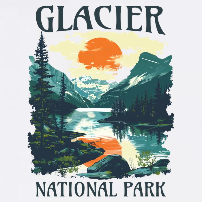Glacier National Park Wool Snapback Cap