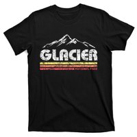 Glacier National Park Retro Mountain Souvenir T-Shirt