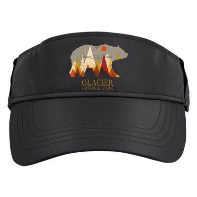 Glacier National Park Grizzly Bear Montana Adult Drive Performance Visor