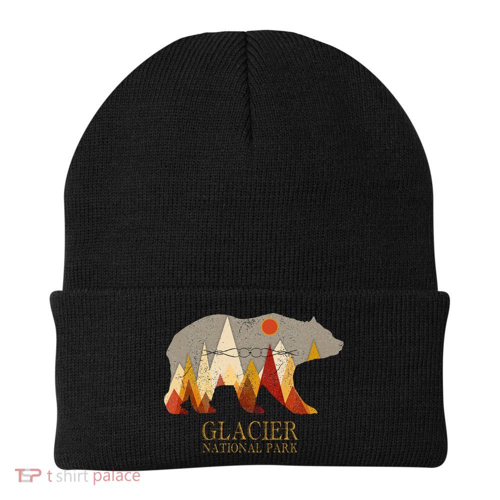 Glacier National Park Grizzly Bear Montana Beanie