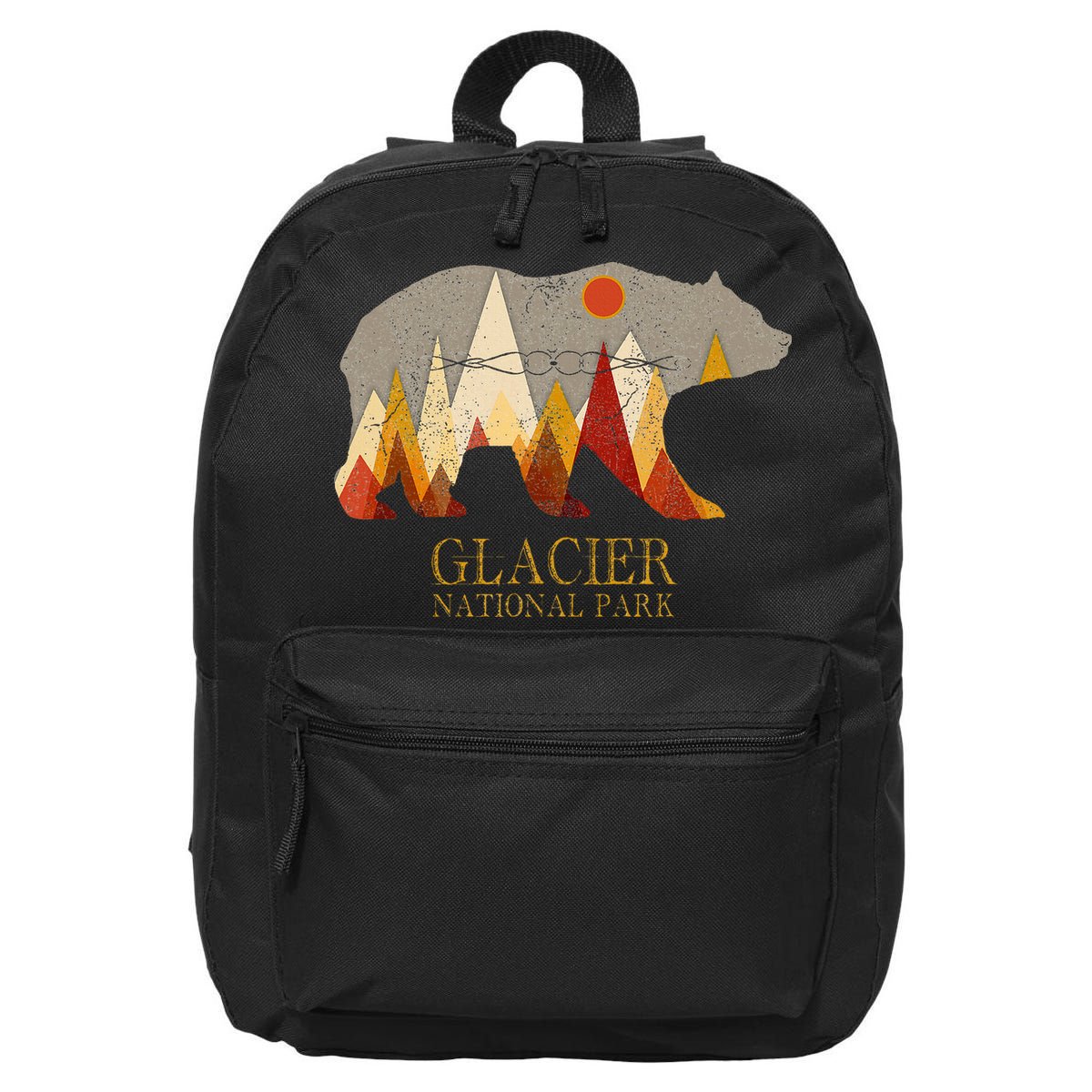 Glacier National Park Grizzly Bear Montana 16 in Basic Backpack