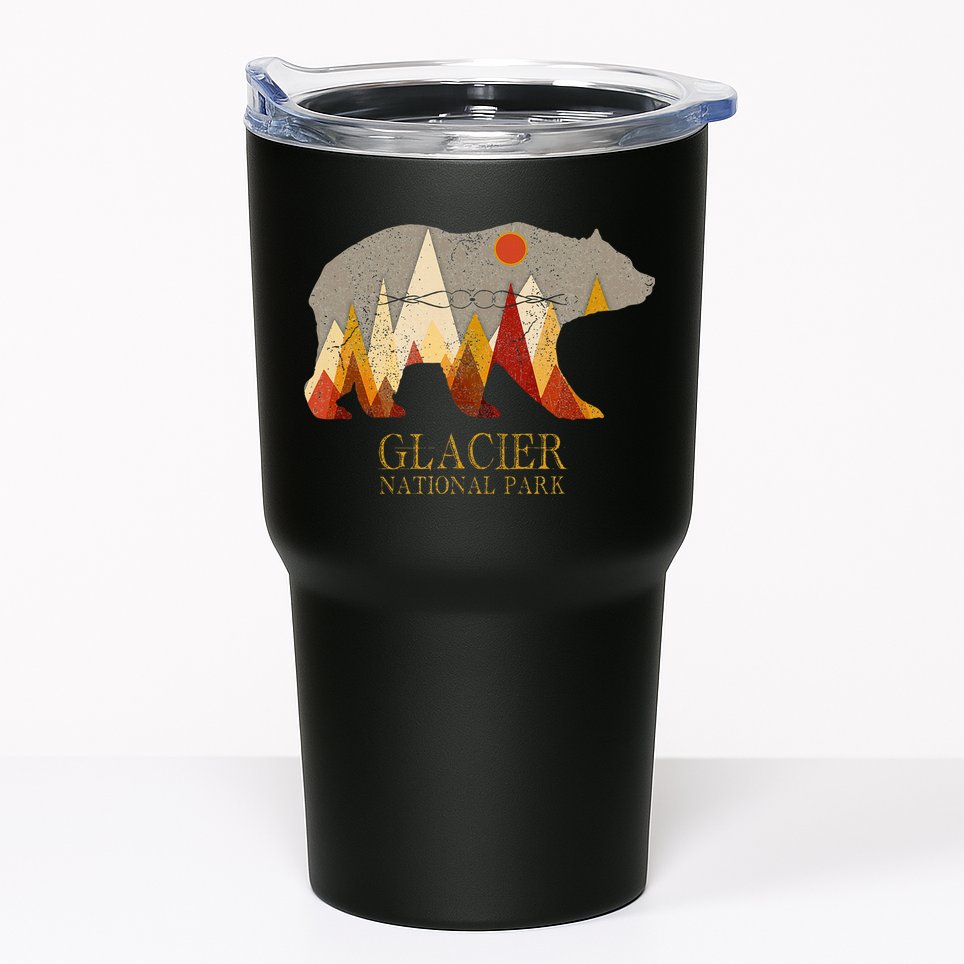 Glacier National Park Grizzly Bear Montana Tumbler