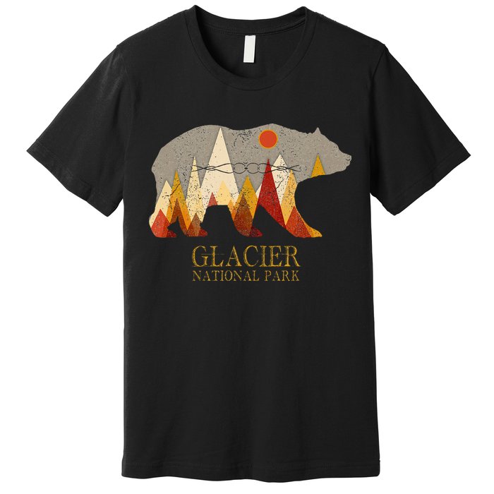 Glacier National Park Grizzly Bear Montana Premium T-Shirt
