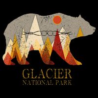 Glacier National Park Grizzly Bear Montana Premium T-Shirt